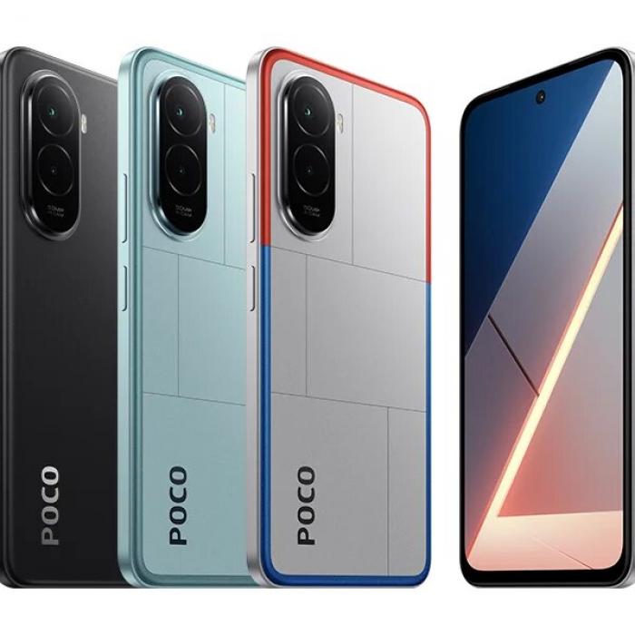 POCO M7 EU 6+128GB/8+256GB Black Blue Silver Budget Android Smartphone
